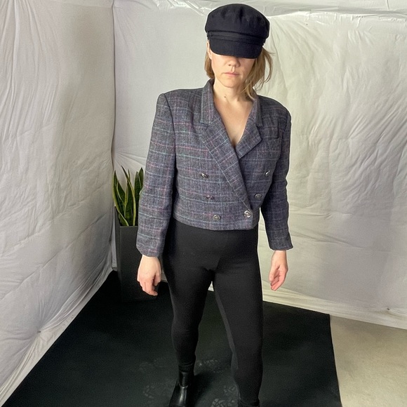 Vintage 90s Cropped Blazer - Picture 2 of 7